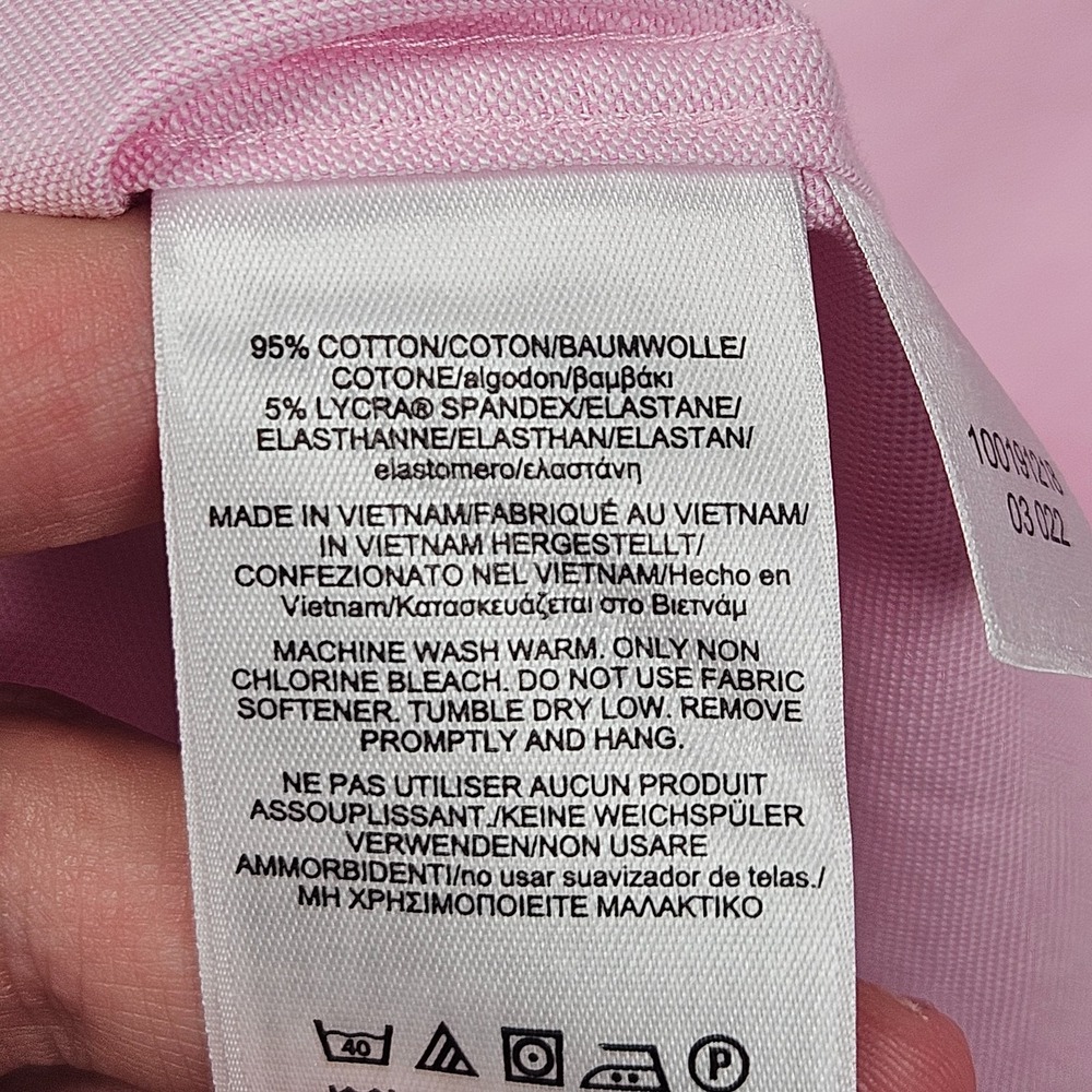 NEW Brooks Brothers Button Down Shirt Mens 4XLT Pink Non-Iron Stretch Cotton - Picture 10 of 11